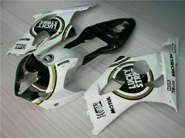 Weiß Suzuki GSXR 1000 K3 03-04 Motorrad Verkleidungen Weiß Suzuki GSXR 1000 K3 03-04 Motorrad Verkleidungen