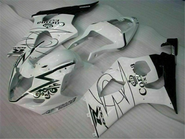 Weiß Suzuki GSXR 1000 K3 03-04 Motorrad Verkleidungen & Plastik Weiß Suzuki GSXR 1000 K3 03-04 Motorrad Verkleidungen & Plastik