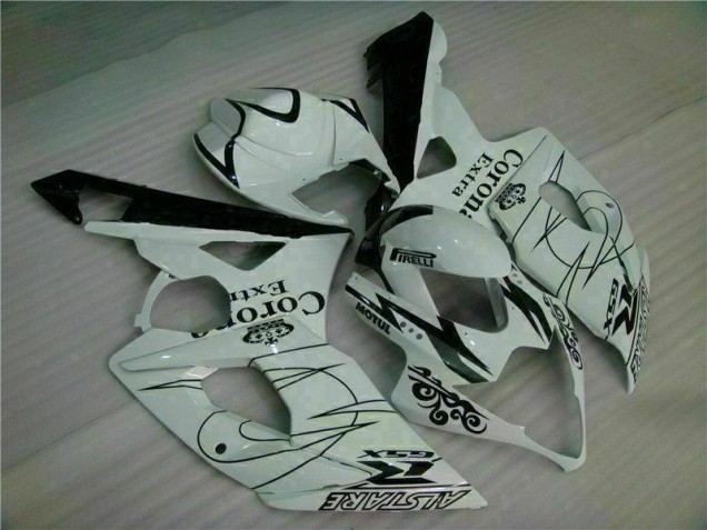 Weiß Suzuki GSXR 1000 K5 05-06 Motorrad Vollverkleidung Weiß Suzuki GSXR 1000 K5 05-06 Motorrad Vollverkleidung