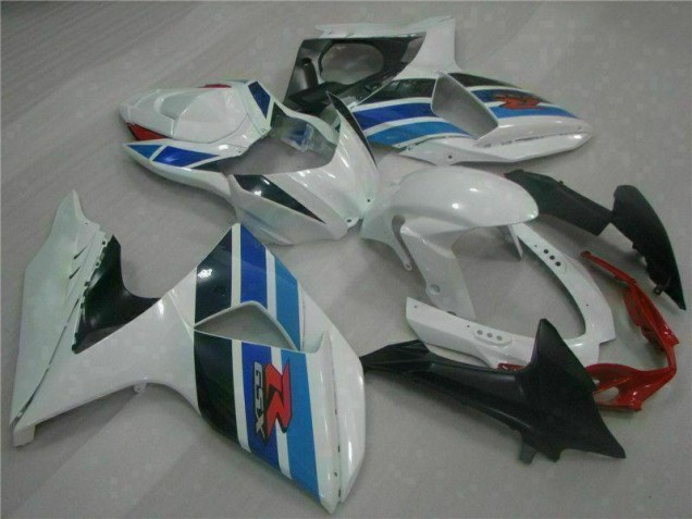 Weiß Suzuki GSXR 1000 K9 09-16 Motorrad Verkleidungen Weiß Suzuki GSXR 1000 K9 09-16 Motorrad Verkleidungen