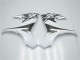 Weiß Suzuki GSXR 1300 Hayabusa 08-20 Motorrad Verkleidungen