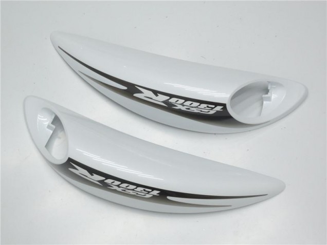 Weiß Suzuki GSXR 1300 Hayabusa 08-20 Motorrad Verkleidungen