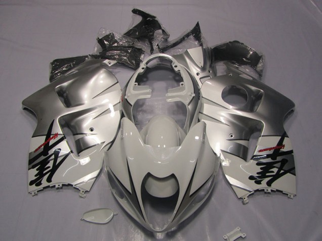Weiß Suzuki GSXR 1300 Hayabusa 96-07 Motorrad Verkleidungen Weiß Suzuki GSXR 1300 Hayabusa 96-07 Motorrad Verkleidungen