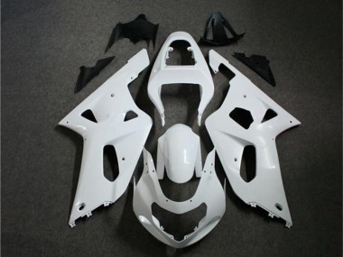 Weiß Suzuki GSXR 600 / 750 K1 K2 K3 01-03 Motorrad Verkleidungen