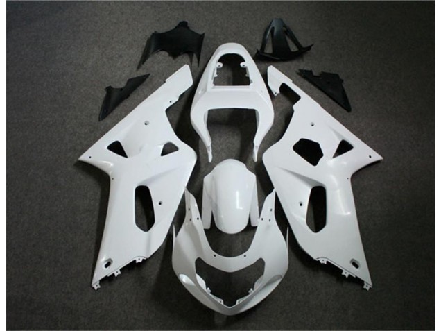 Weiß Suzuki GSXR 600 / 750 K1 K2 K3 01-03 Motorrad Verkleidungen