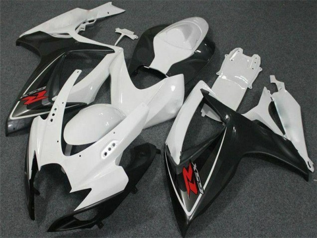 Weiß Suzuki GSXR 600 / 750 K6 06-07 Motorrad Verkleidungen Weiß Suzuki GSXR 600 / 750 K6 06-07 Motorrad Verkleidungen