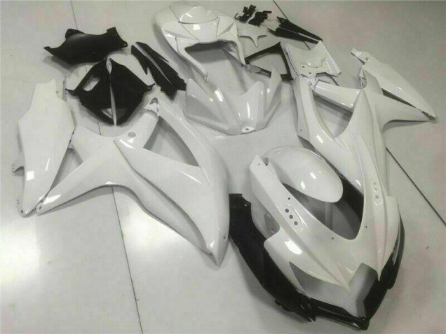 Weiß Suzuki GSXR 600 / 750 K8 08-10 Motorrad Vollverkleidung Weiß Suzuki GSXR 600 / 750 K8 08-10 Motorrad Vollverkleidung