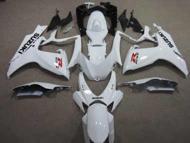 Weiß Suzuki GSXR 600 K6 06-07 Motorrad Verkleidungen
