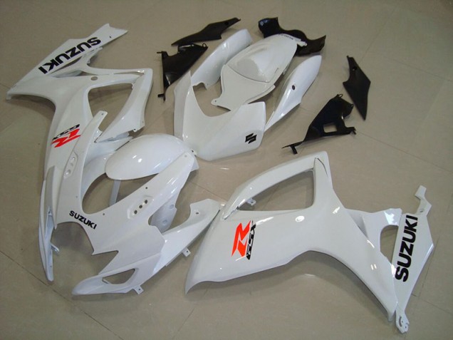 Weiß Suzuki GSXR 750 K6 06-07 Motorrad Verkleidungen