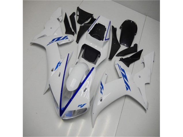 Weiß Yamaha R1 02-03 Motorrad Verkleidungen Komplett Sets