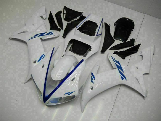 Weiß Yamaha R1 02-03 Motorrad Verkleidungen & Plastik