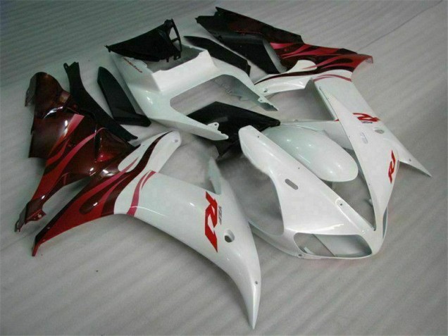 Weiß Yamaha R1 02-03 Motorrad Vollverkleidung Weiß Yamaha R1 02-03 Motorrad Vollverkleidung