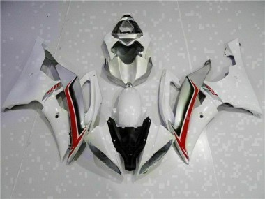 Weiß Yamaha R6 08-16 Motorrad Verkleidungen & Plastik